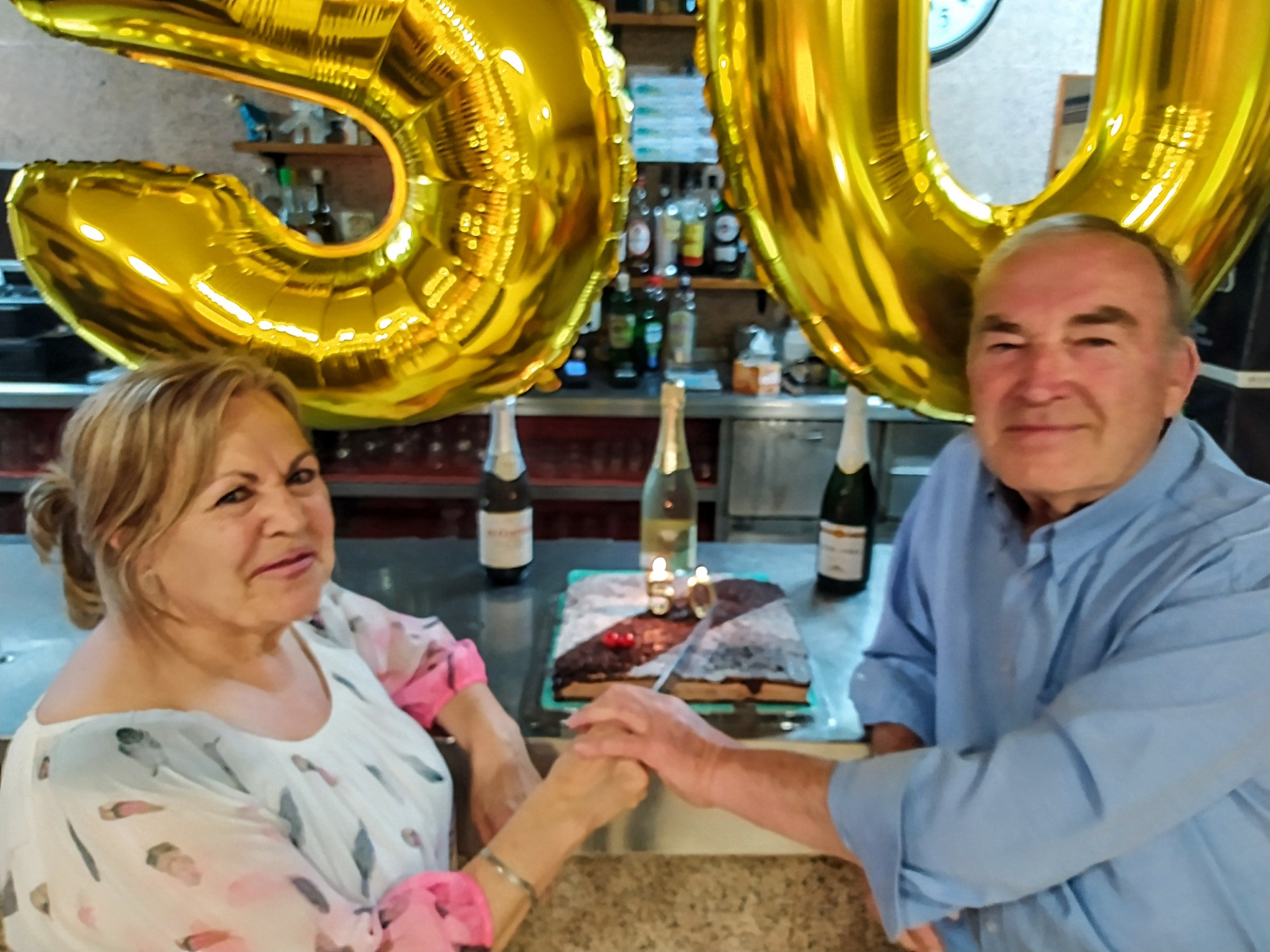 Pepe, y su mujer, Ana